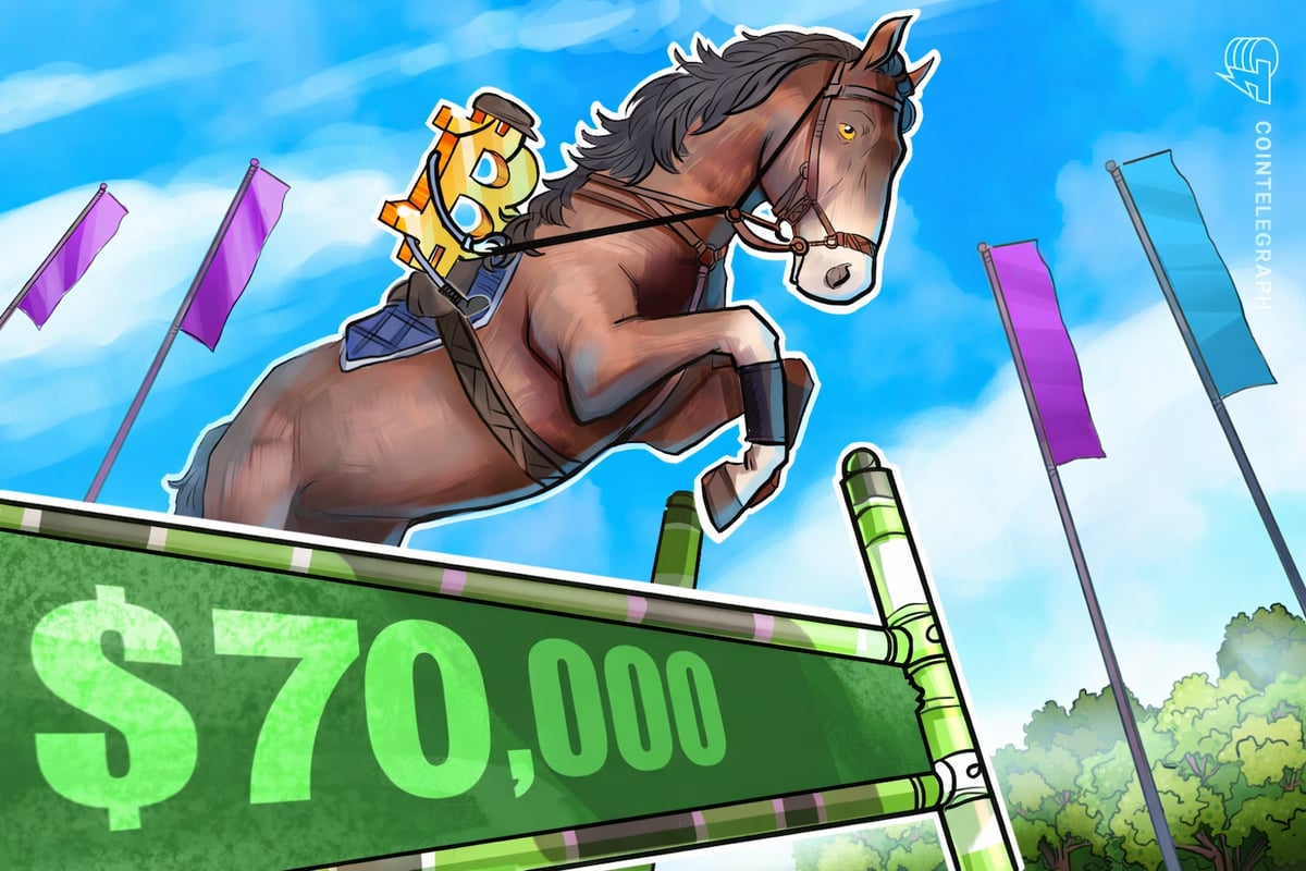 Bitcoin circles $70K as Coinbase Premium sees first green spike in a month